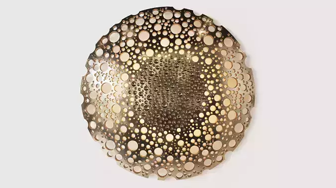 Abstract Wall Light by Jonathan Browning 3D model