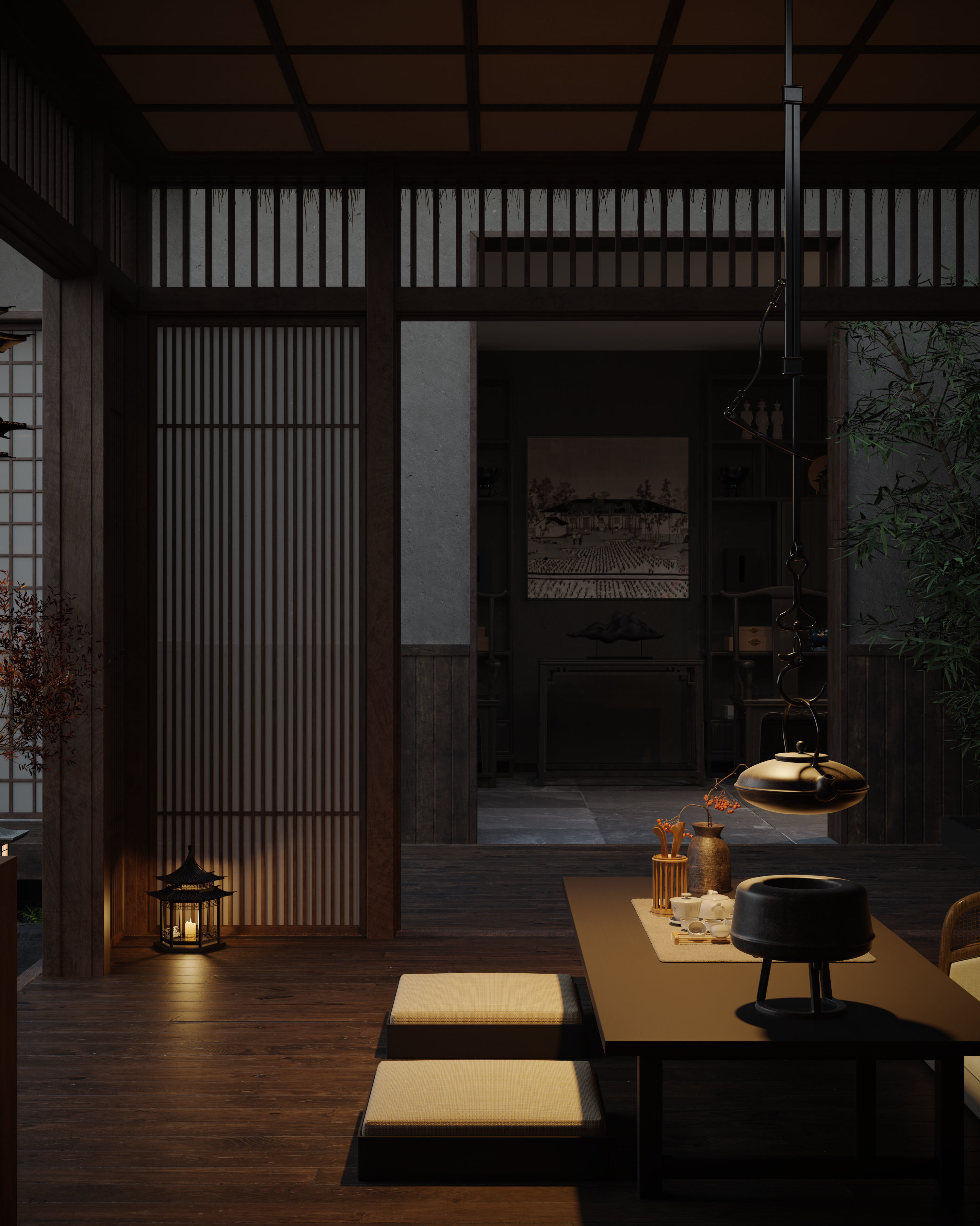 courtyard 3D model_4