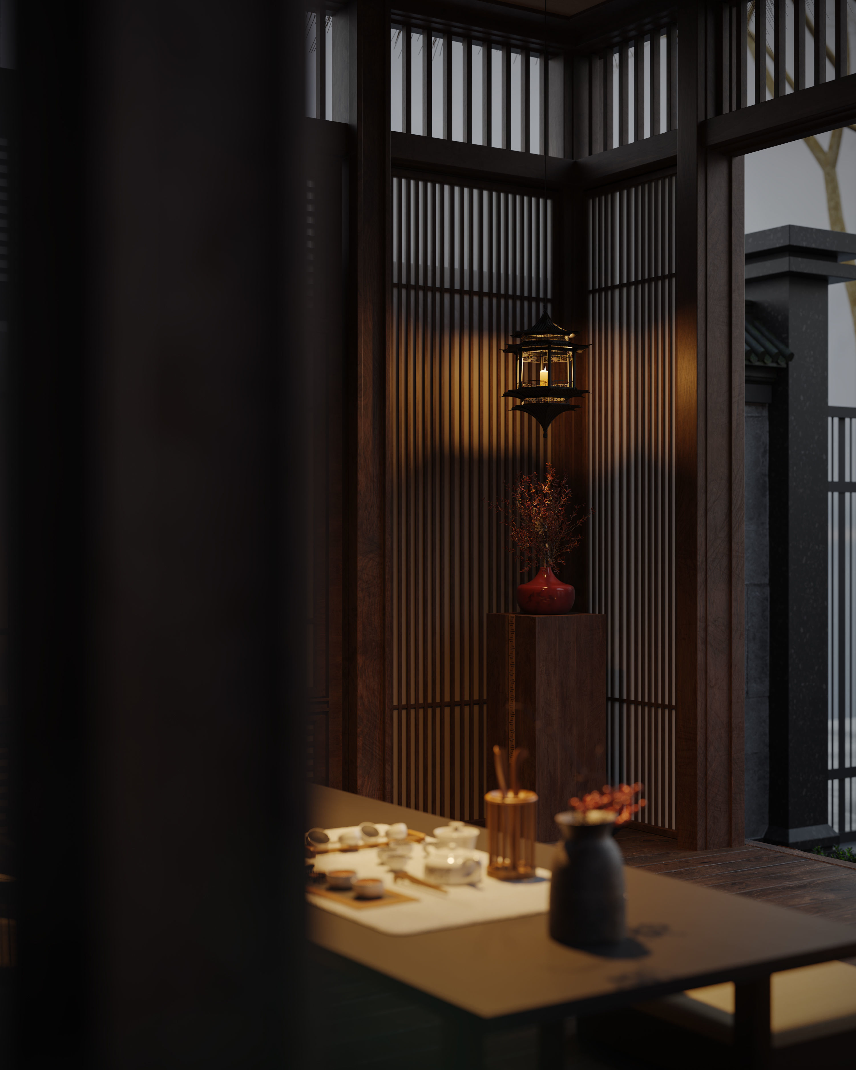 courtyard 3D model_7