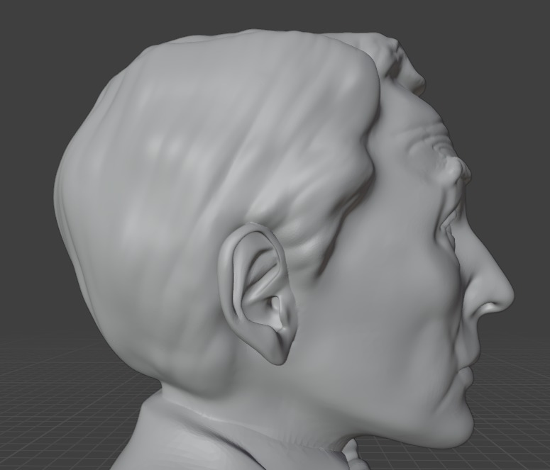 Norman Rockwell 3D print model_8