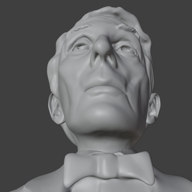 Norman Rockwell 3D print model_10