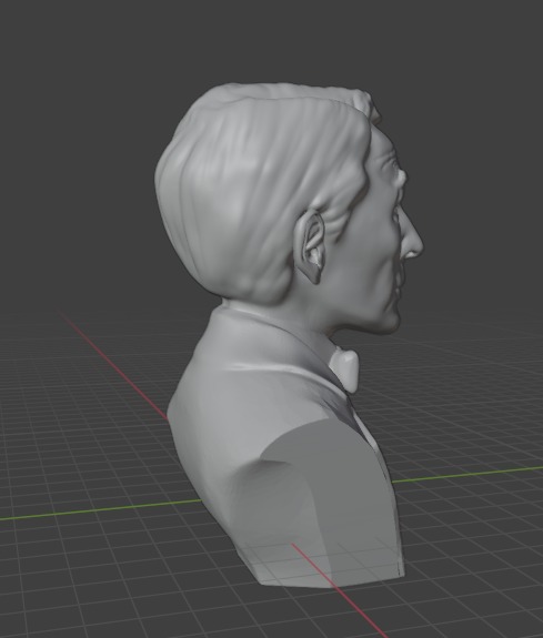 Norman Rockwell 3D print model_19