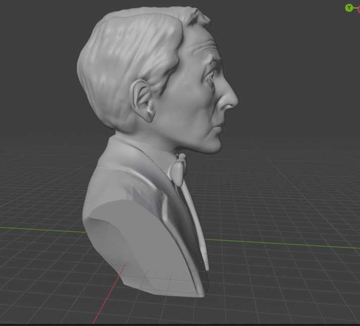 Norman Rockwell 3D print model_18
