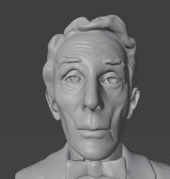 Norman Rockwell 3D print model_7