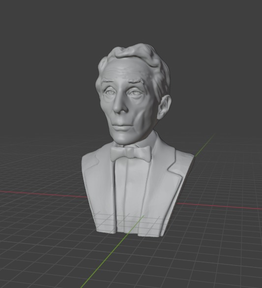 Norman Rockwell 3D print model_6