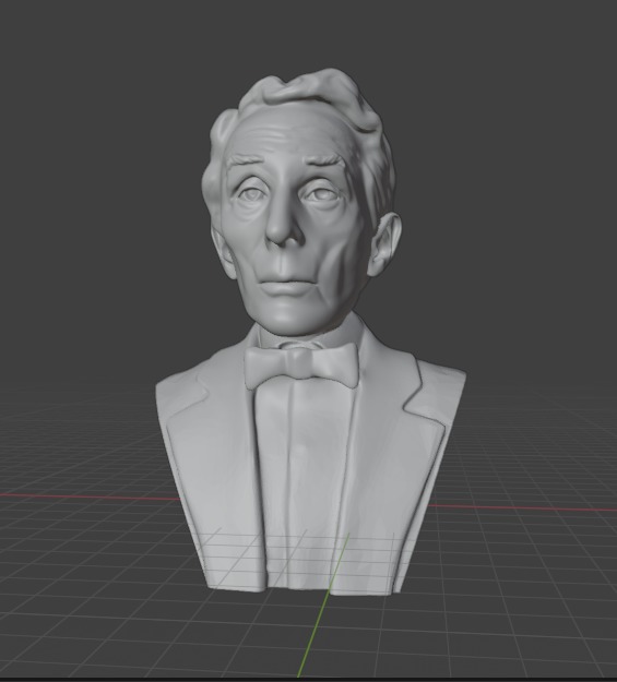 Norman Rockwell 3D print model_1