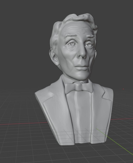 Norman Rockwell 3D print model_15