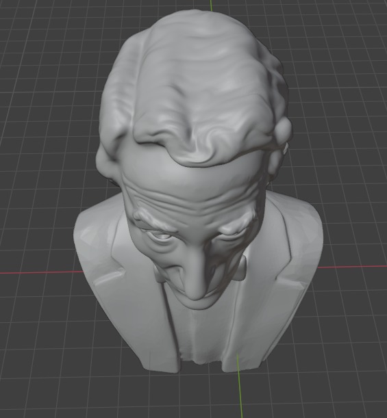 Norman Rockwell 3D print model_5