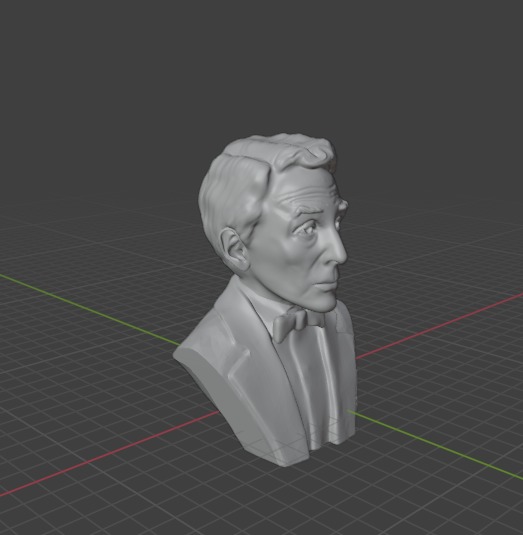 Norman Rockwell 3D print model_17