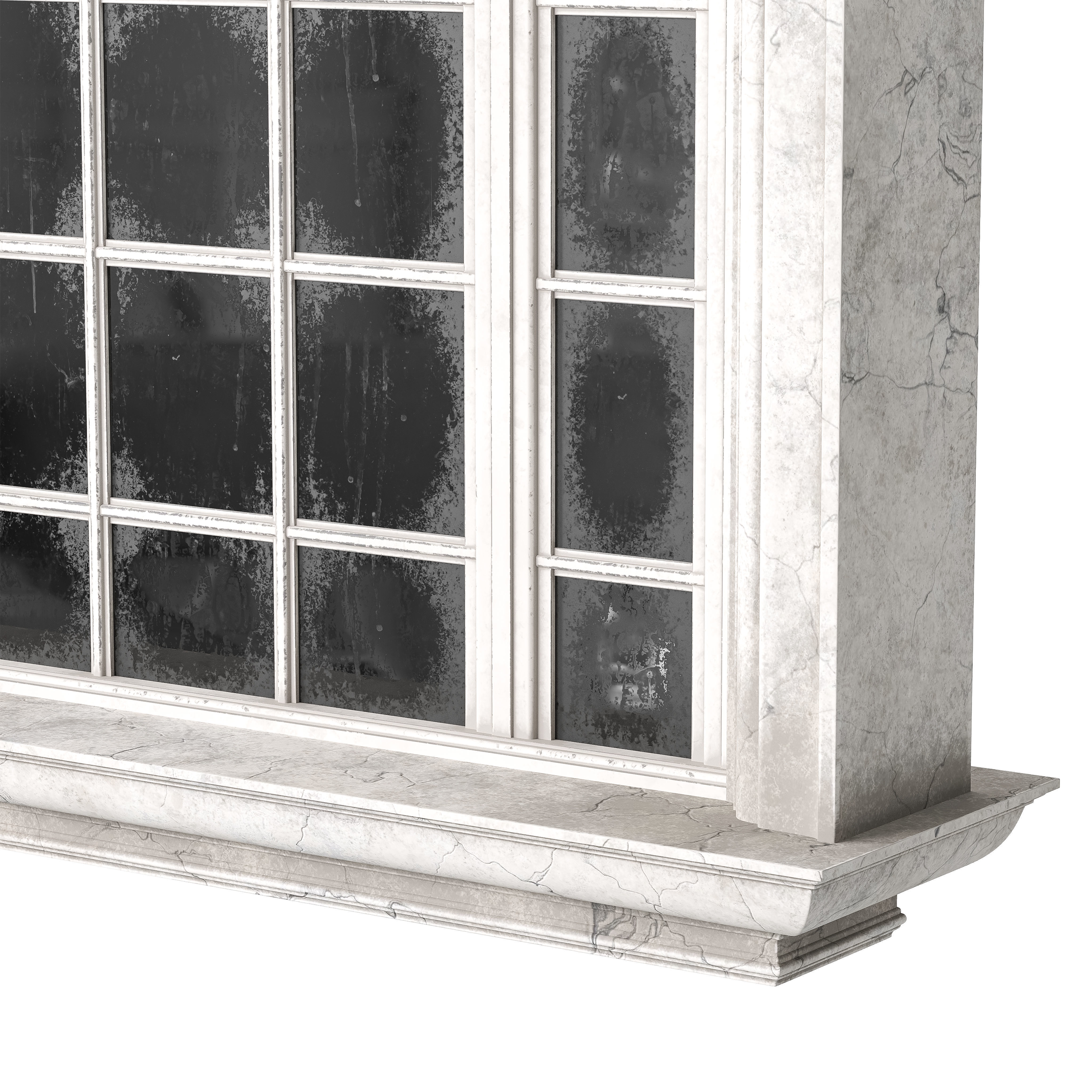 Classic Window 02 3D model_2