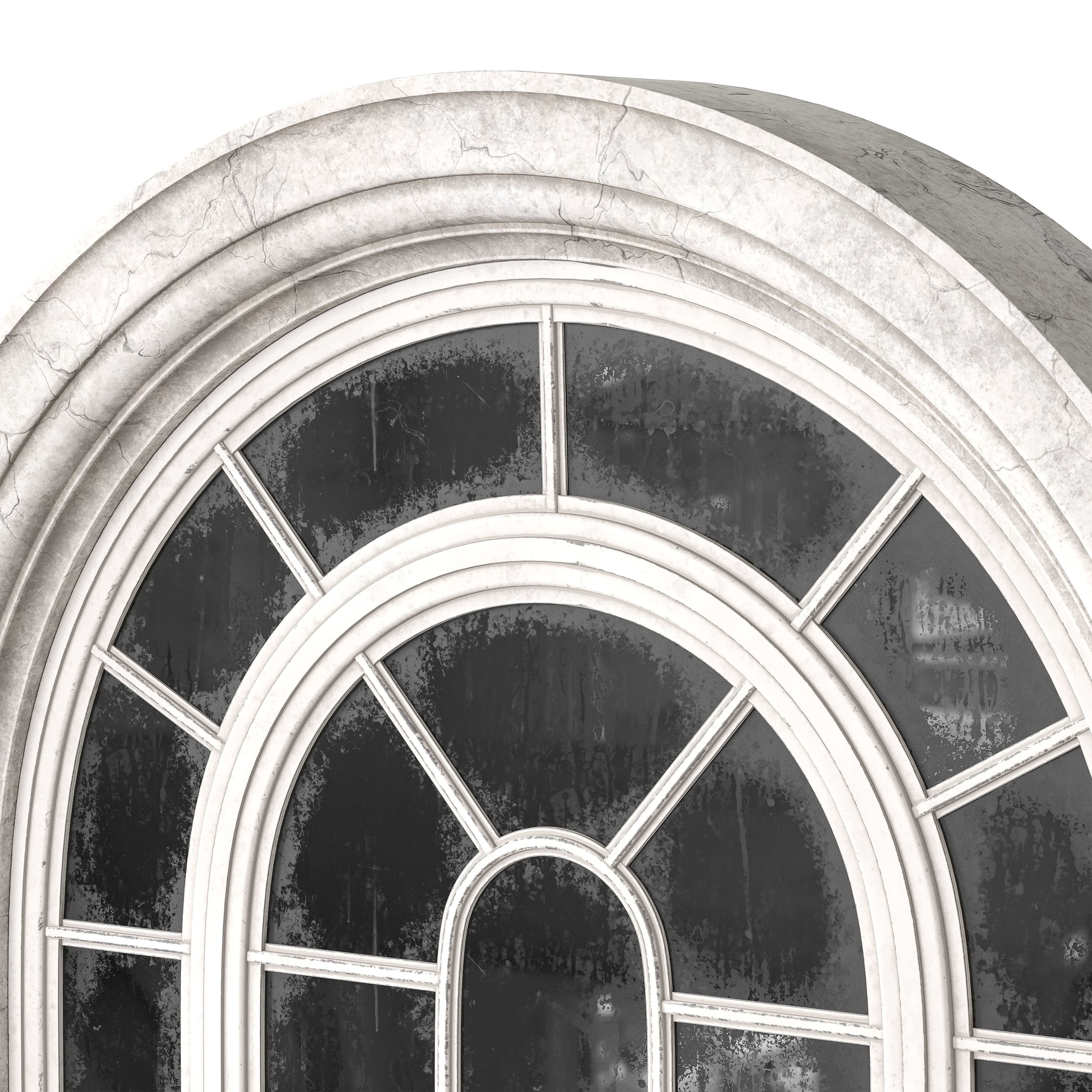 Classic Window 02 3D model_3
