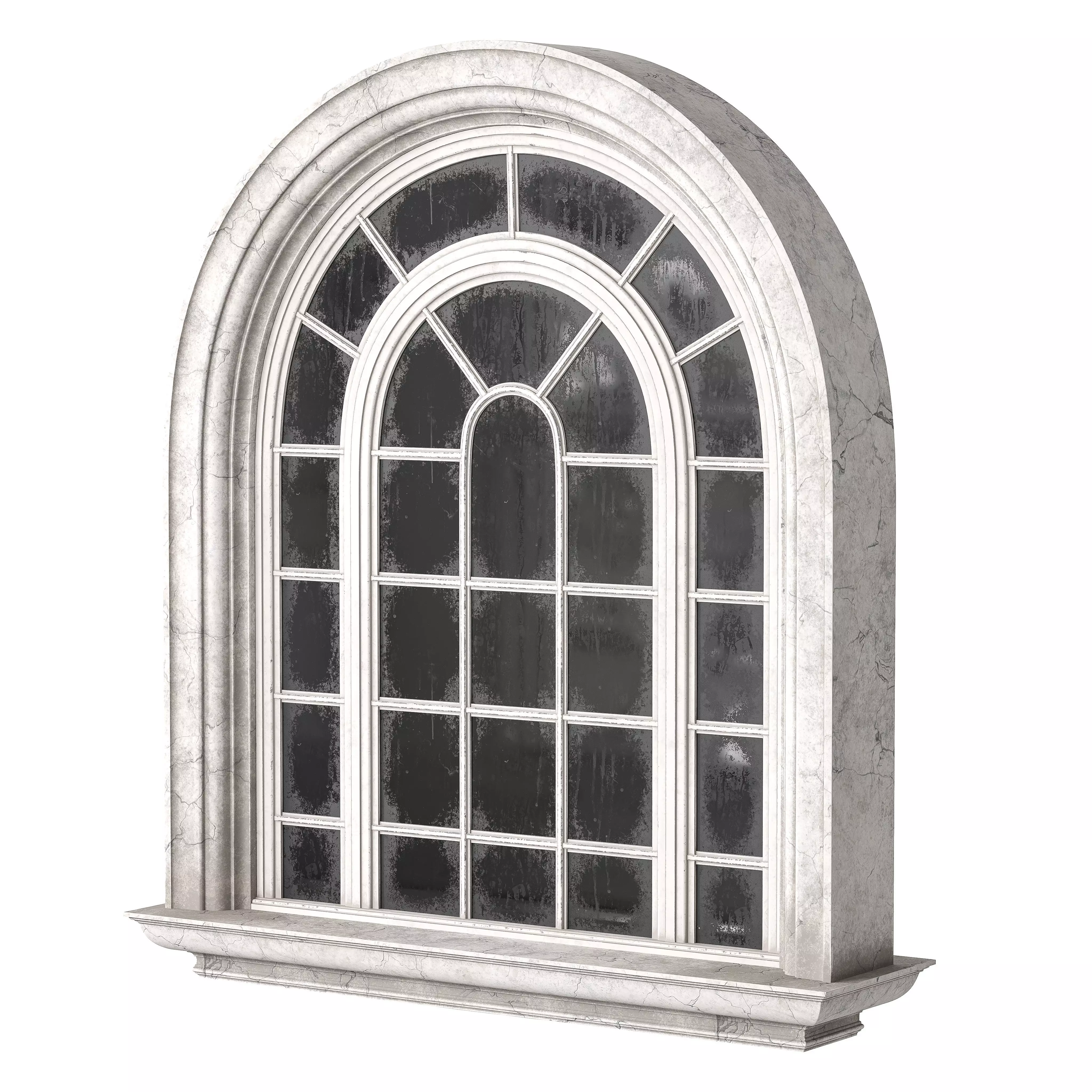 Classic Window 02 3D model_0