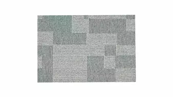 Fabric Textured Carpet Lowpoly Low-poly 3D model