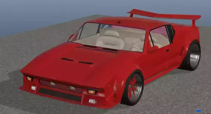 1971 Pantera - High Poly 3D Model