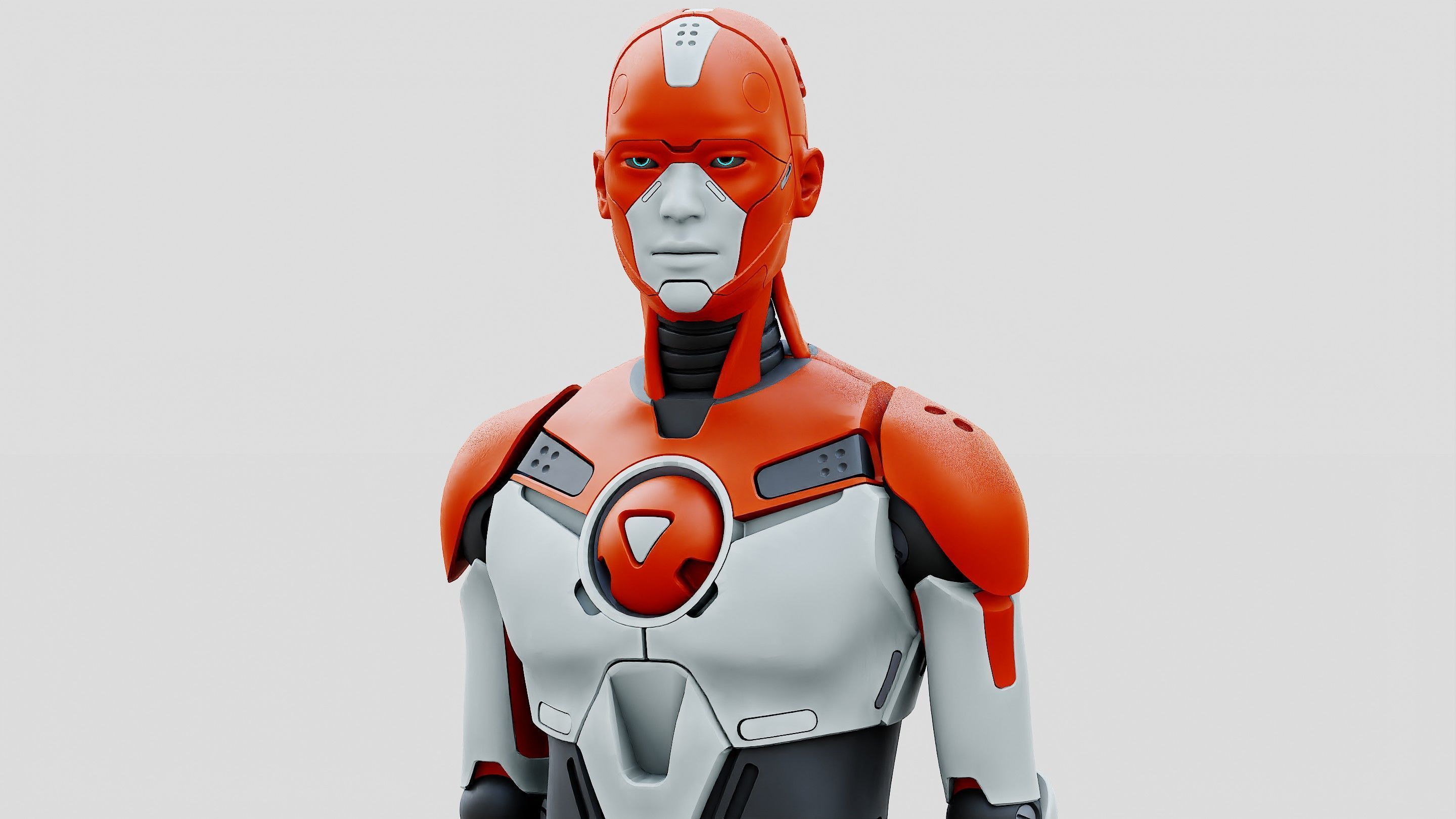 HUMANOID ORPHEUS-H  Rigged for Unreal Engine - Unity - MIXAMO  3D model_25