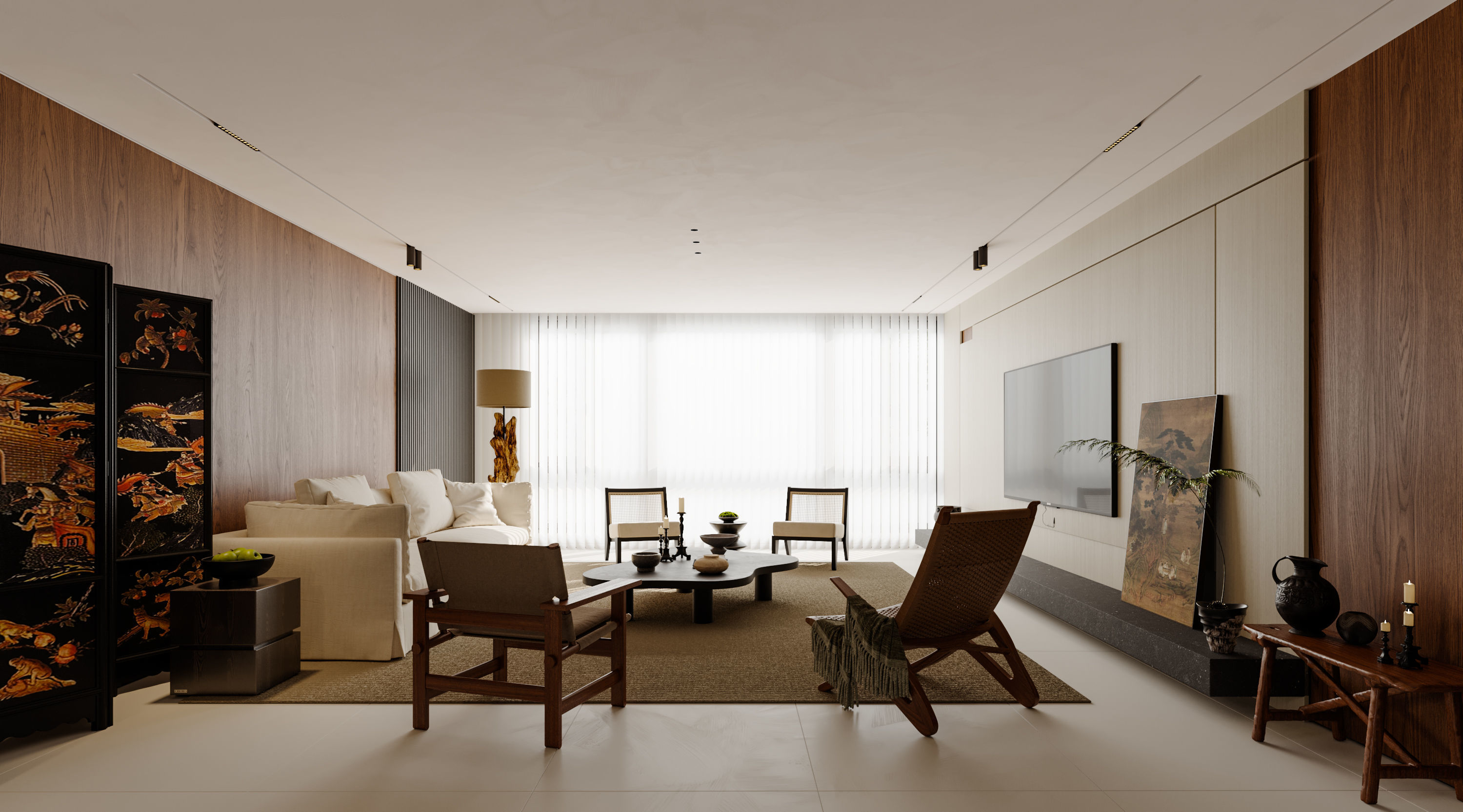 apartment interior scenes 3D model_1