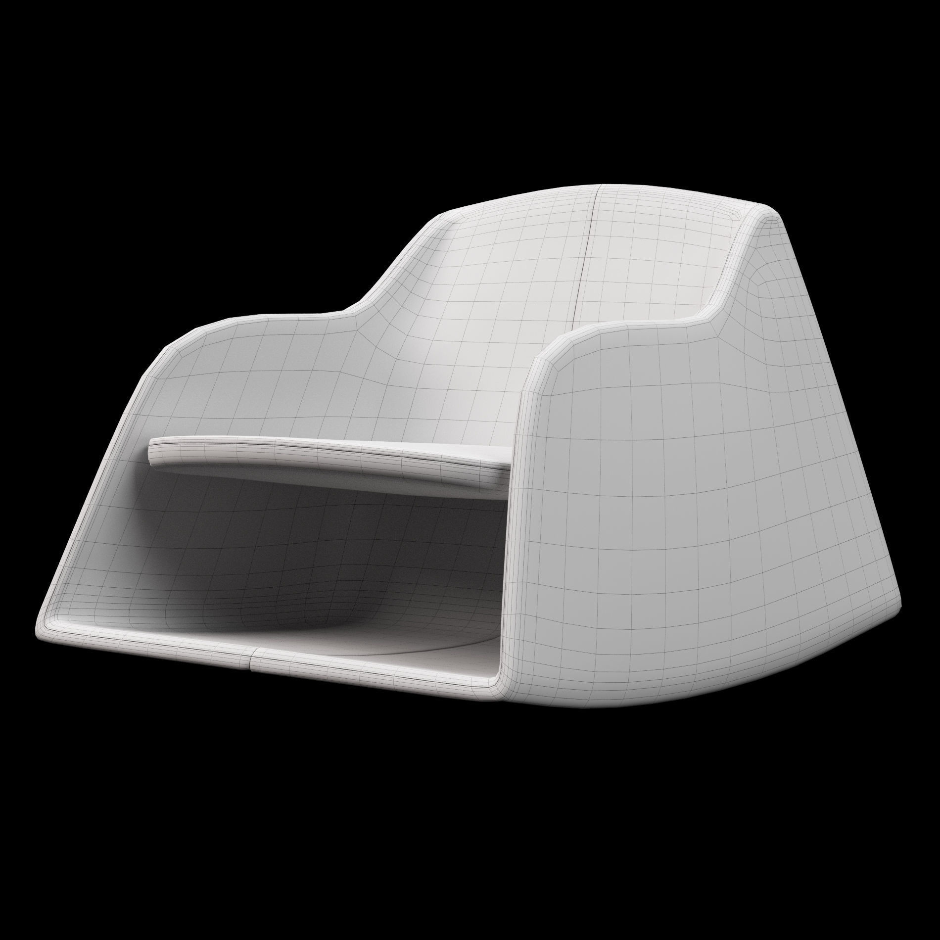 Lounge chair 3 3D model_2