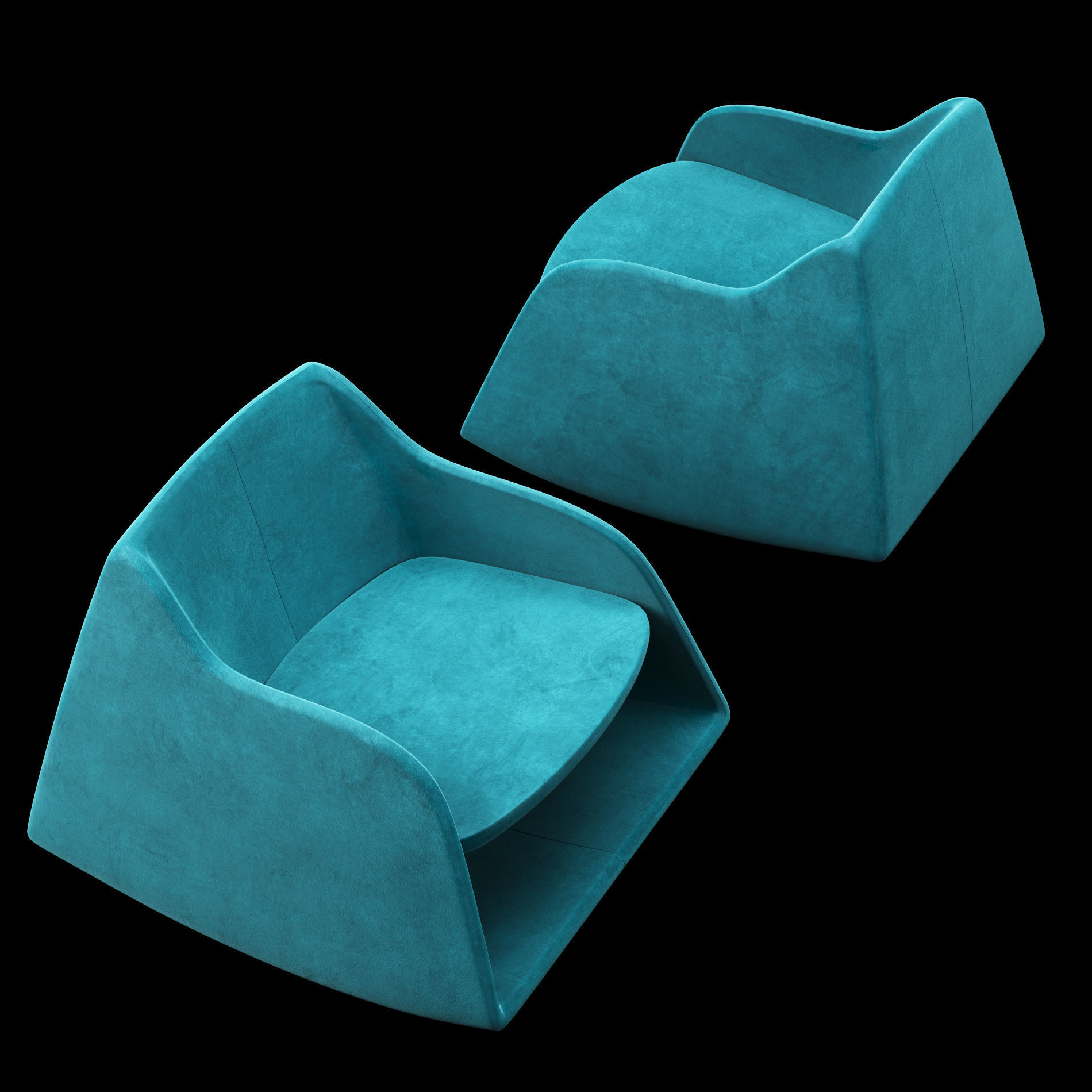 Lounge chair 3 3D model_10