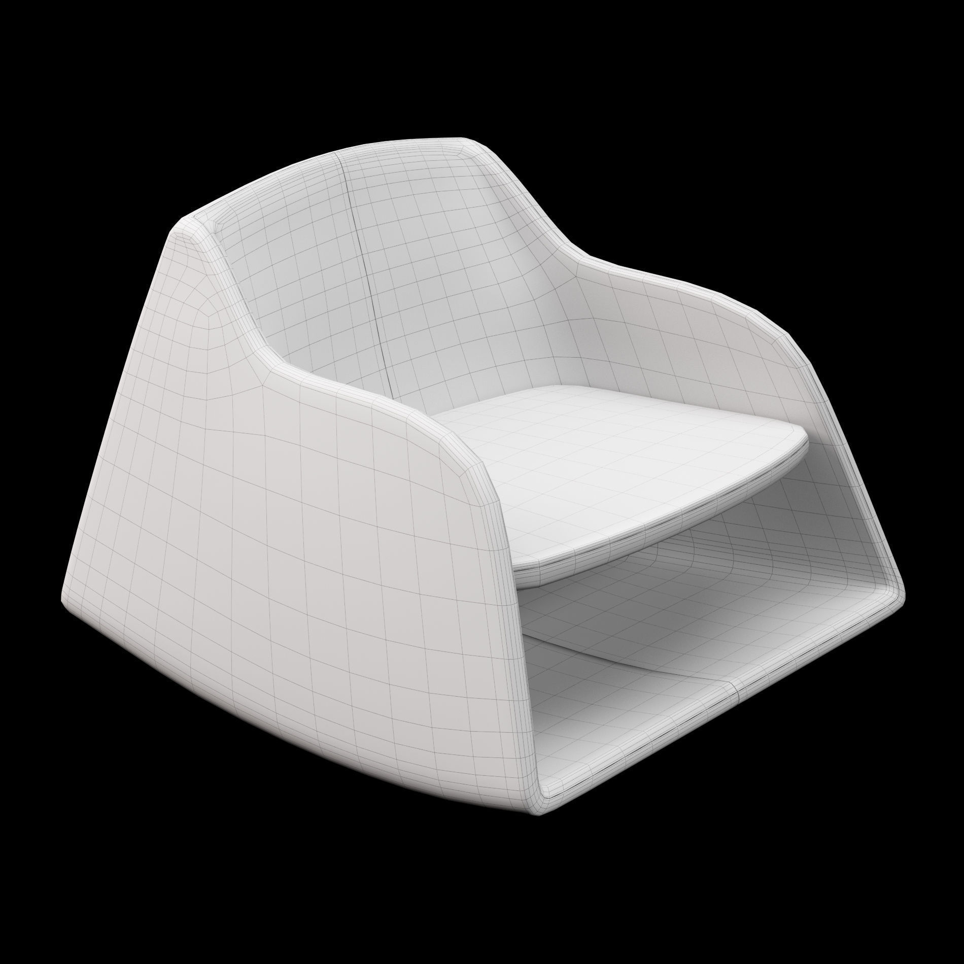 Lounge chair 3 3D model_5