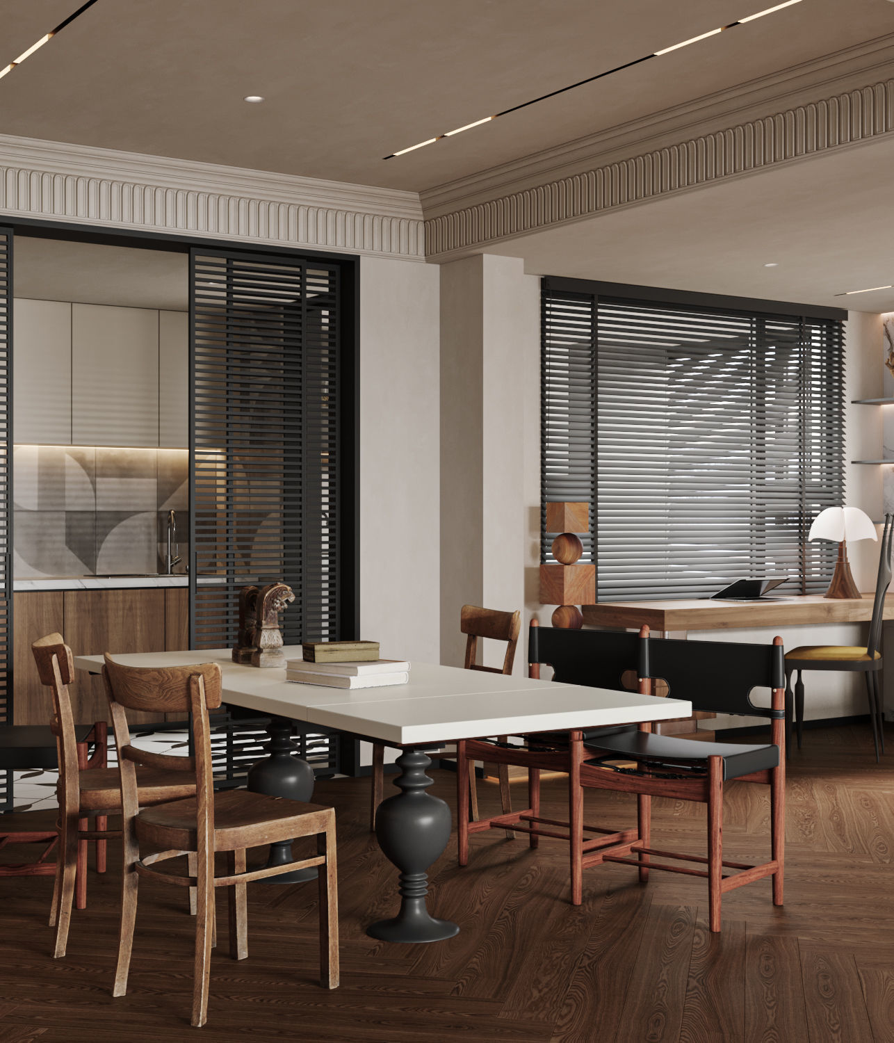 apartment interior scenes     3D model_7