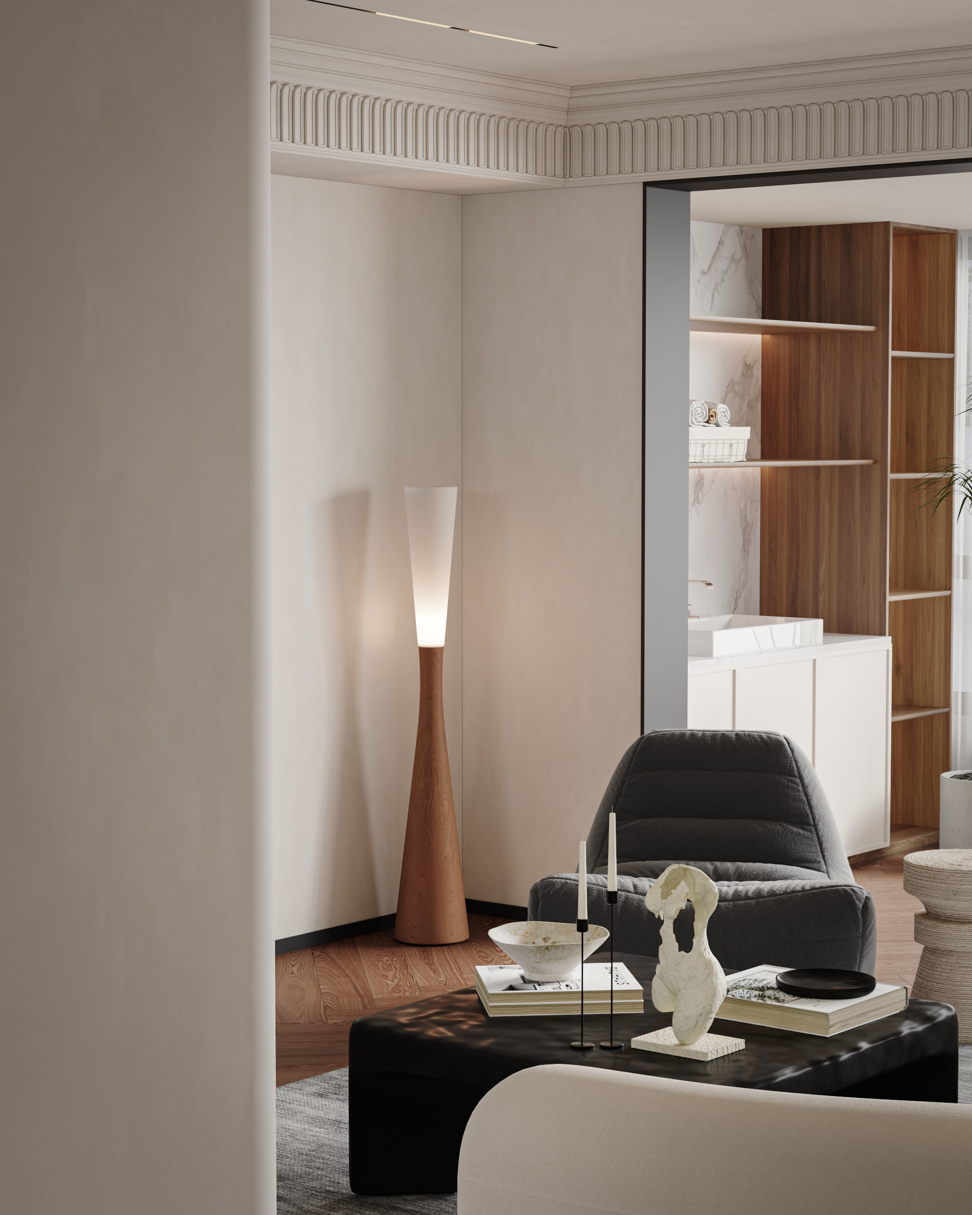 apartment interior scenes     3D model_8