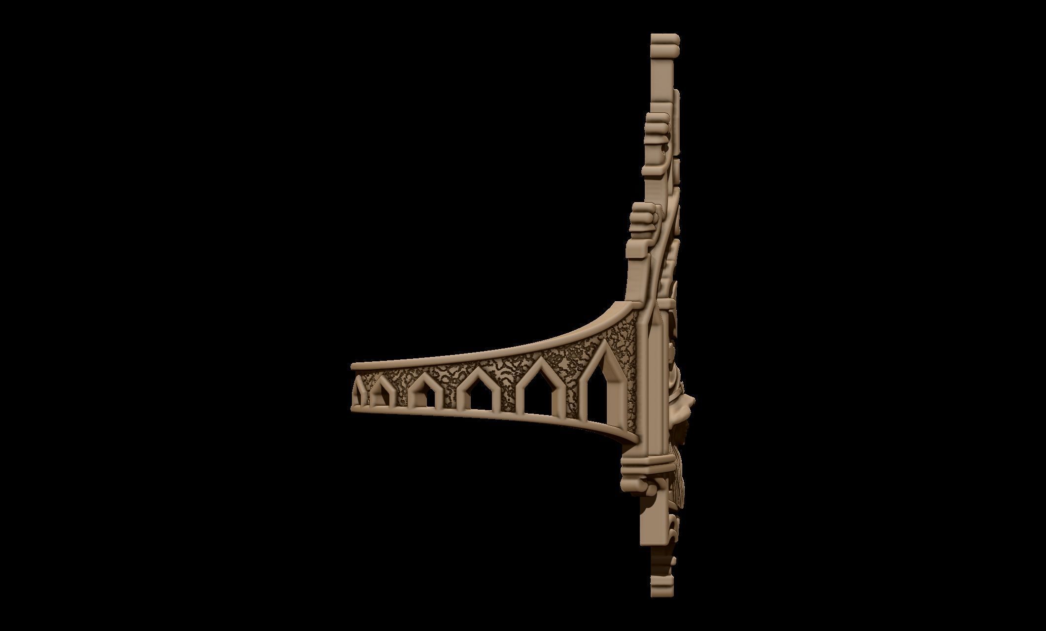 Ring Old monastery V1 3D print model_7