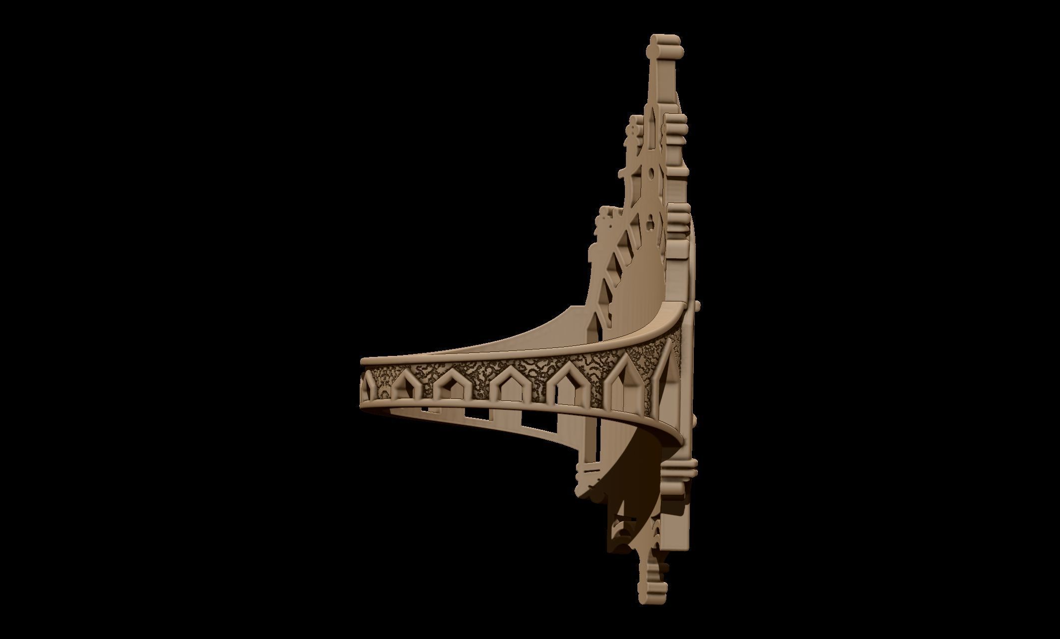 Ring Old monastery V1 3D print model_6