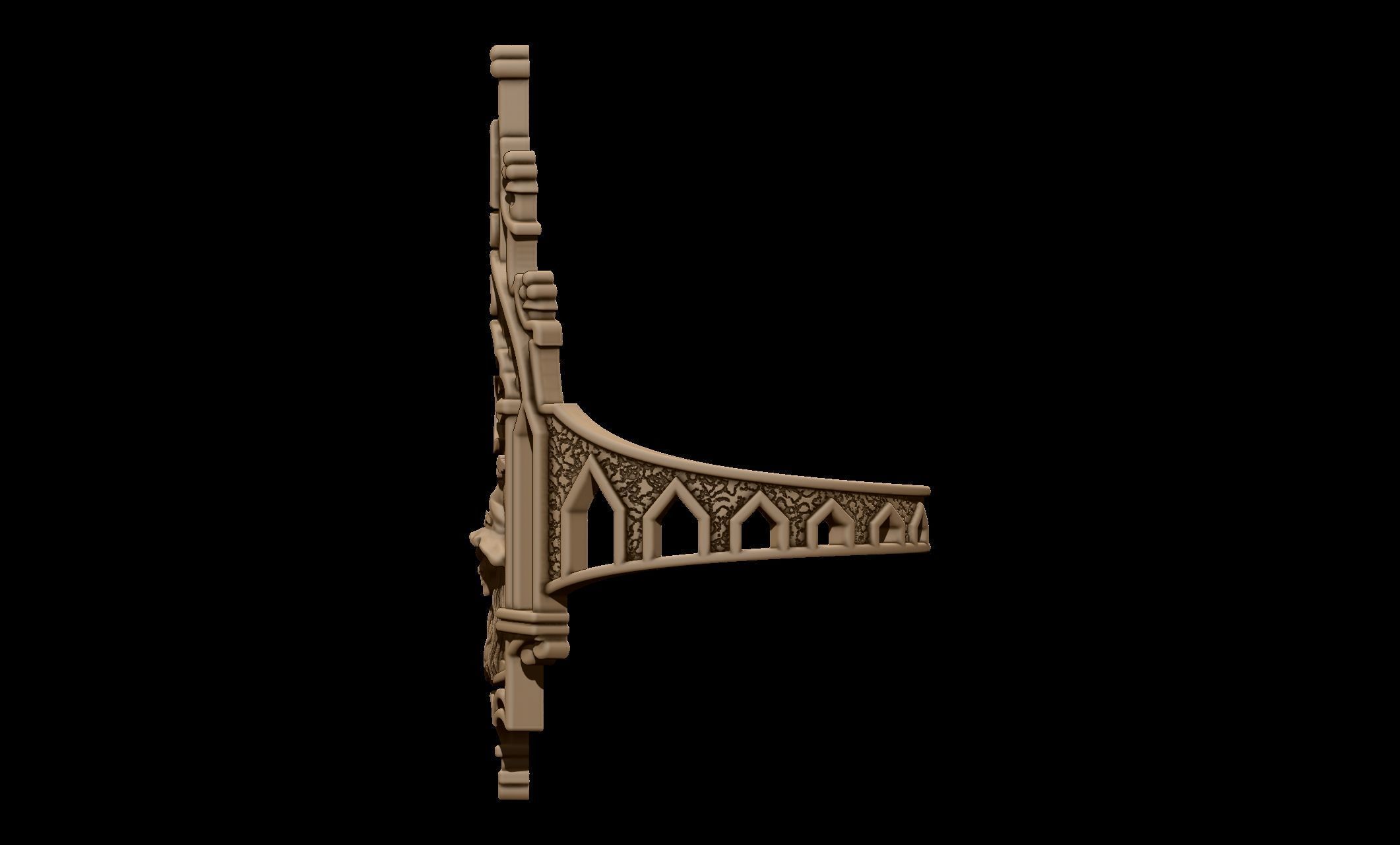 Ring Old monastery V1 3D print model_3