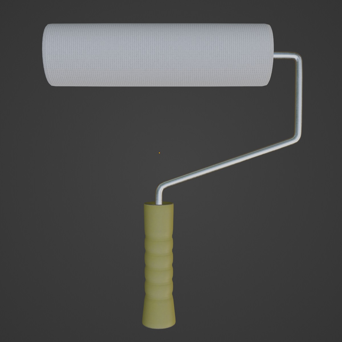 Paint Roller 02 Low-poly 3D model_6
