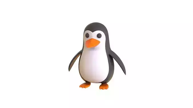 Cartoon Penguin v005