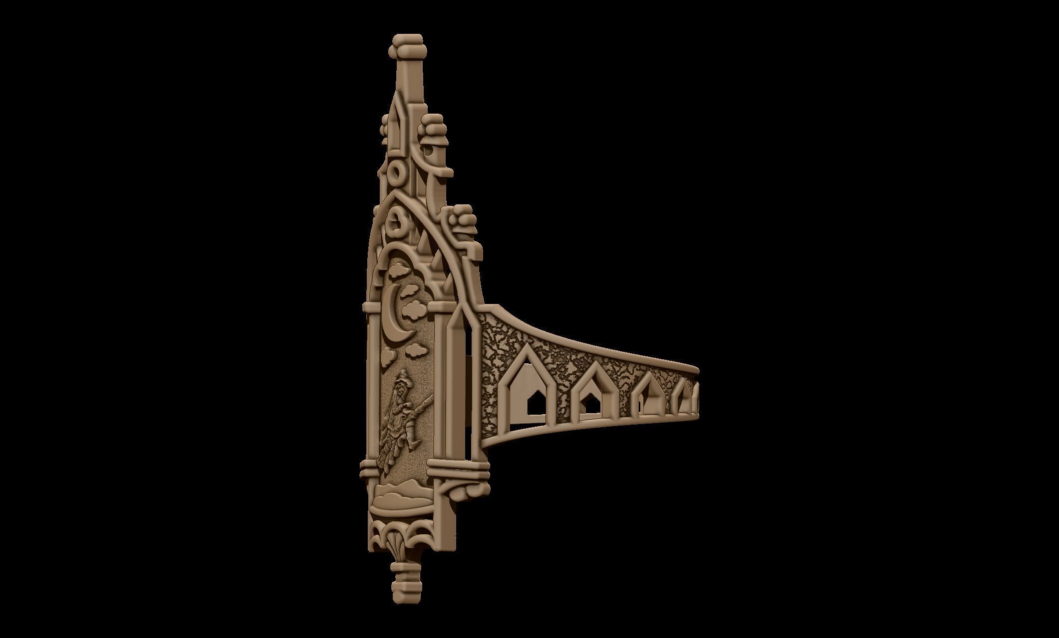 Ring Old monastery V2 3D print model_2