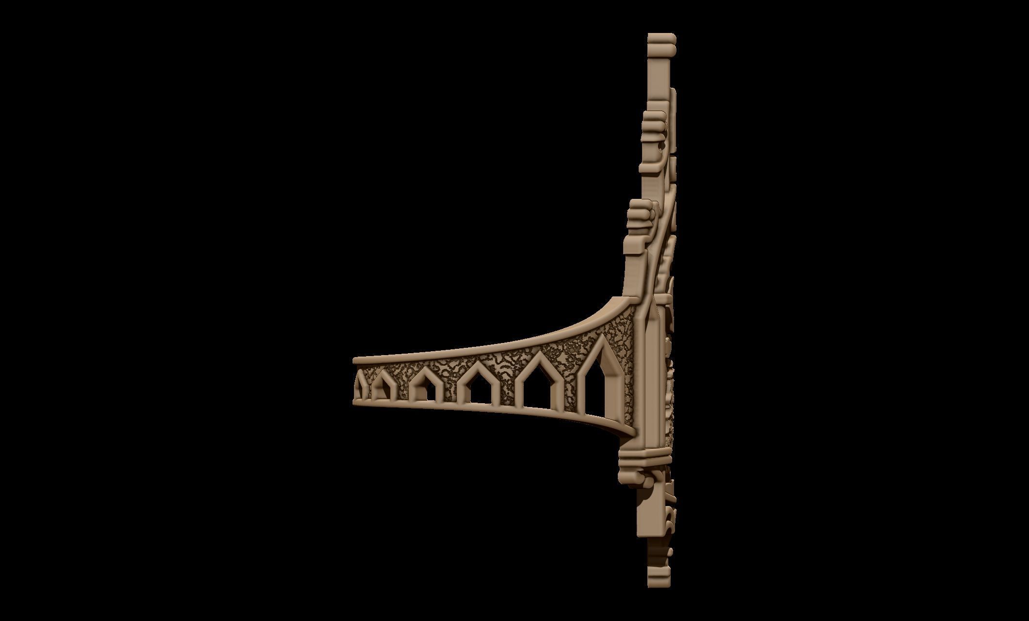 Ring Old monastery V2 3D print model_7