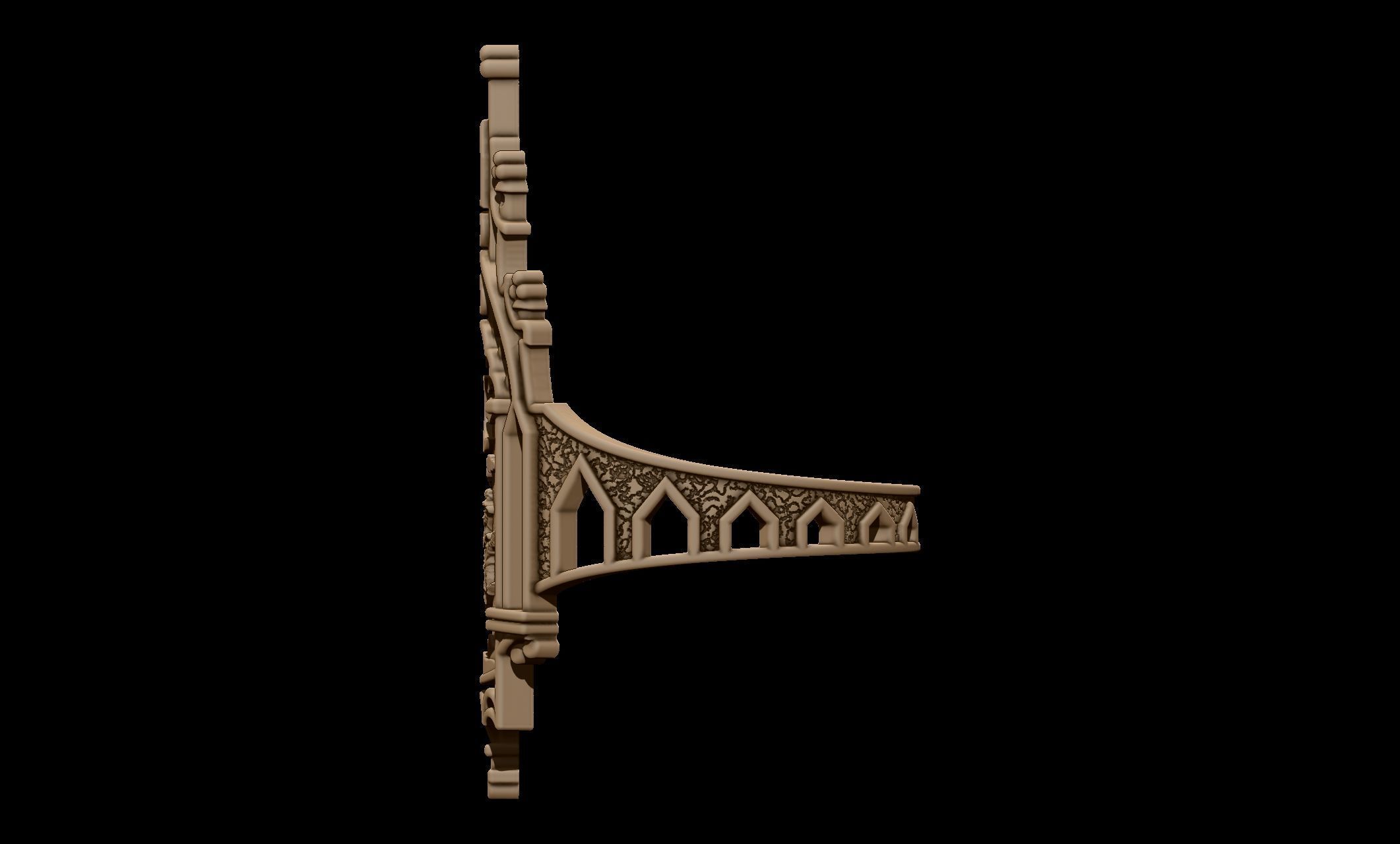 Ring Old monastery V2 3D print model_3