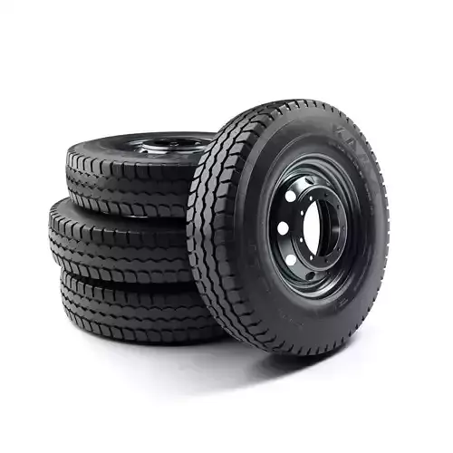 Light truck wheel KAMA 3D model