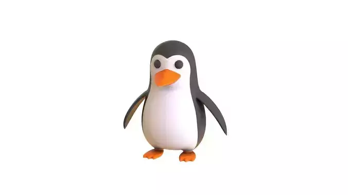 Cartoon Penguin v006