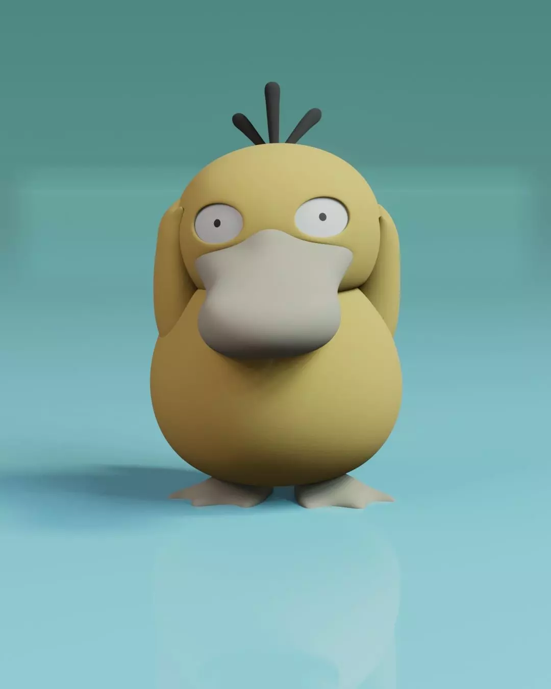 Psyduck 3D print model_0
