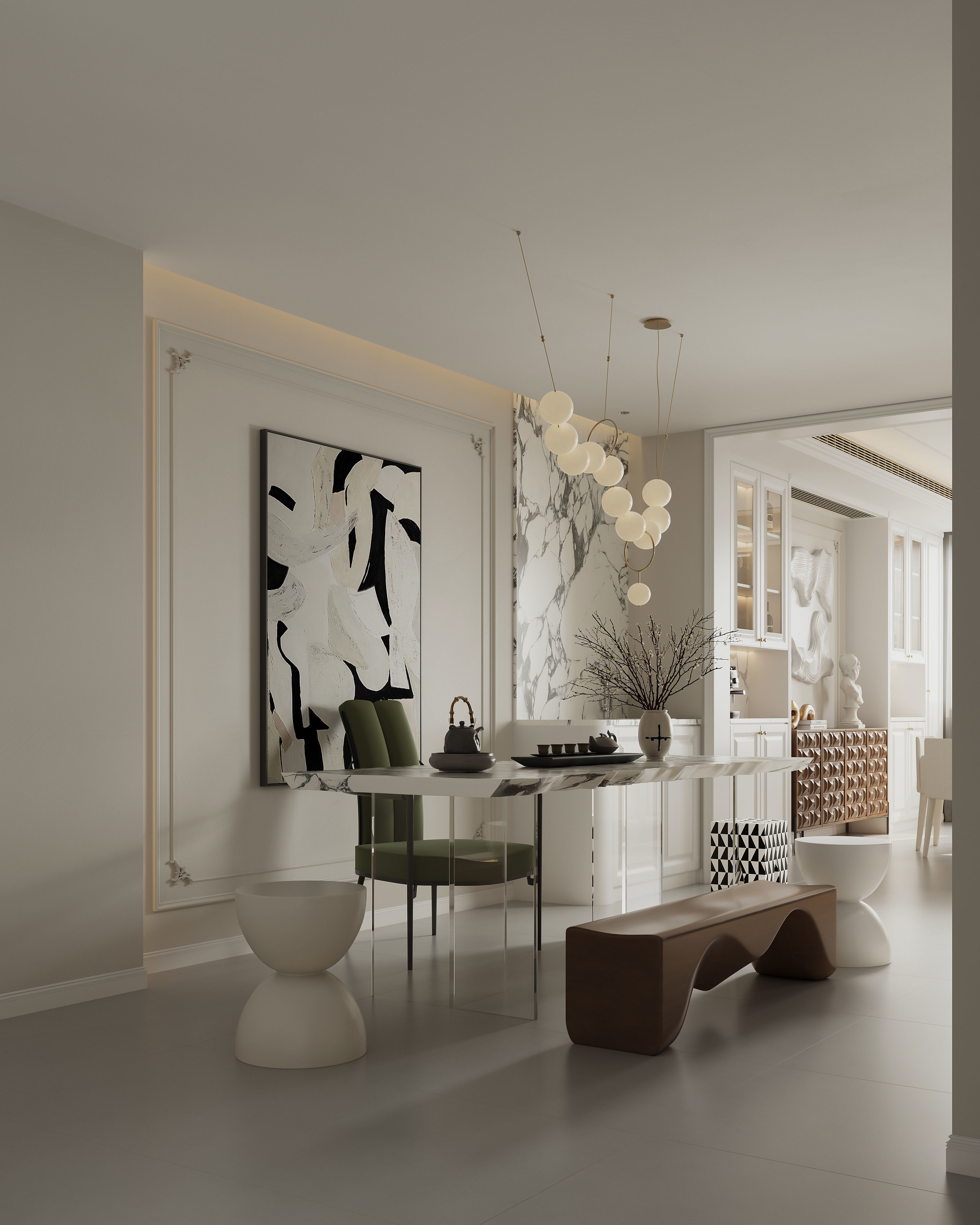apartment interior scenes      3D model_2