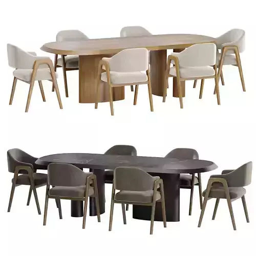 trevor jose chair with PADIGLIONI table