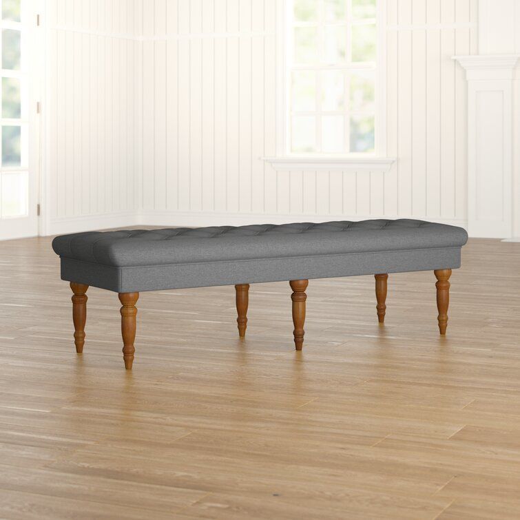 Hodapp Layla Tufted Upholstered Bench 3D model_2