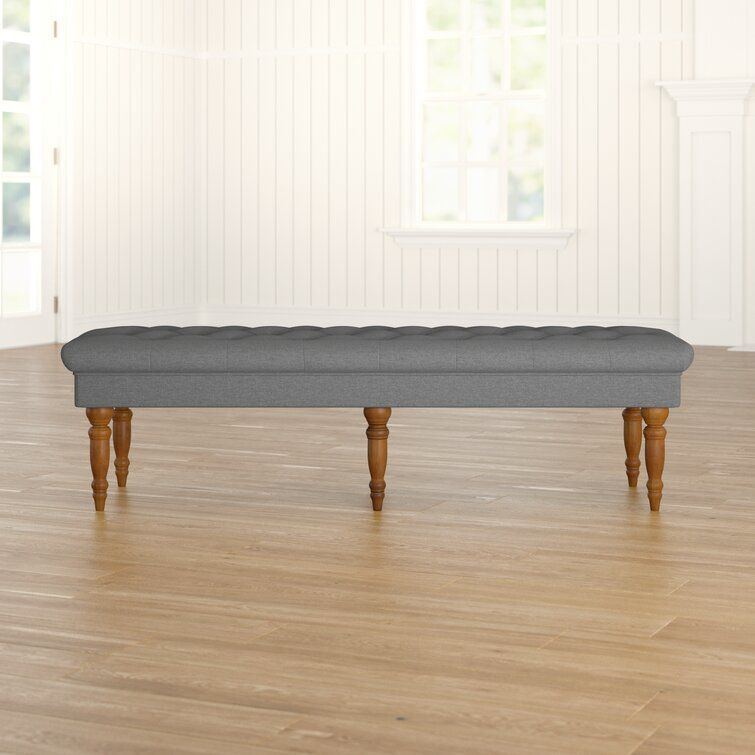 Hodapp Layla Tufted Upholstered Bench 3D model_3