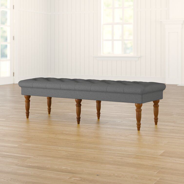 Hodapp Layla Tufted Upholstered Bench 3D model_4