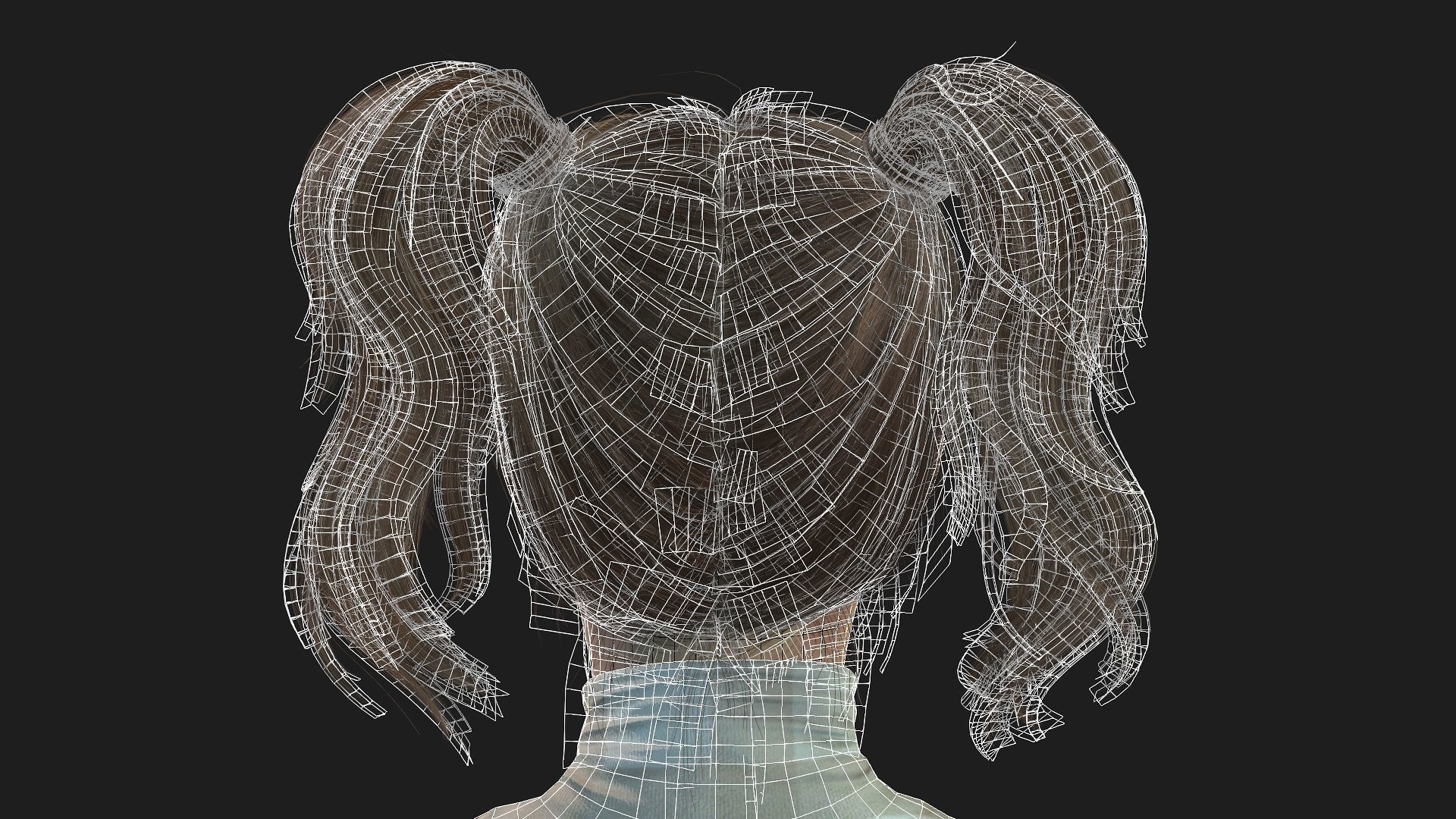 Beautiful 3D Girl Character Fully Rigged and Textured 3D model_18