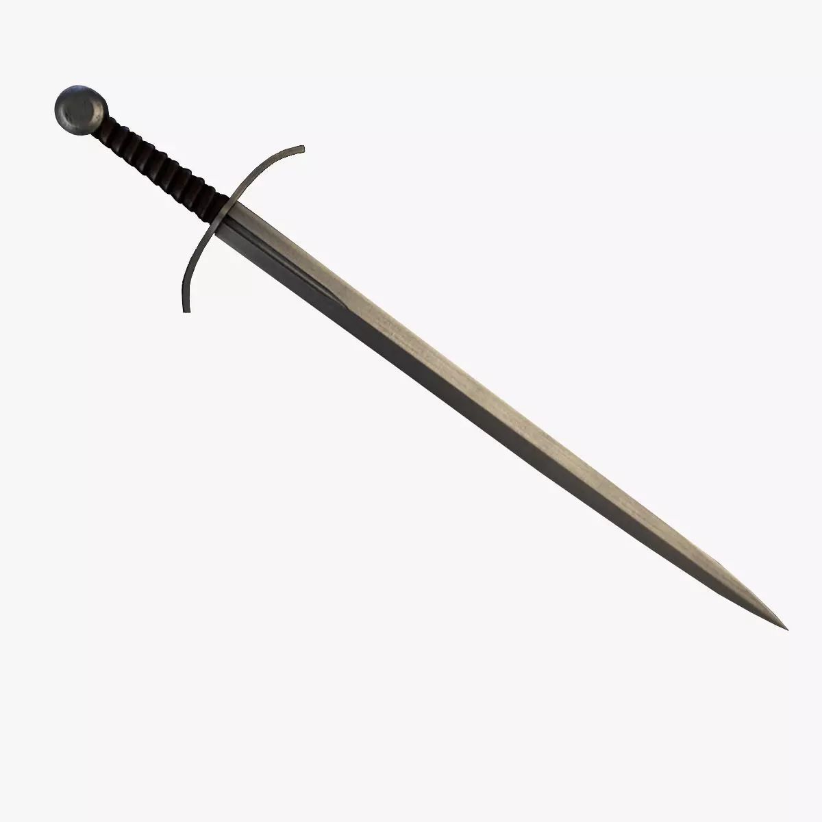 Medieval Sword XVIIIa type according Oakeshotta 3D model_0