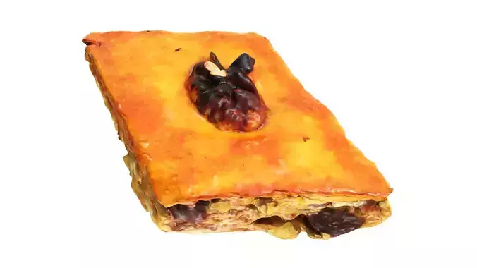 Baklava sweet pastry 3D model