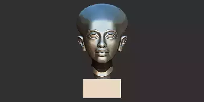 Head of princess  daughter of Akhenaten 3d printable model