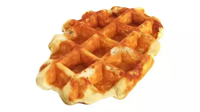 Belgian waffle 3D model