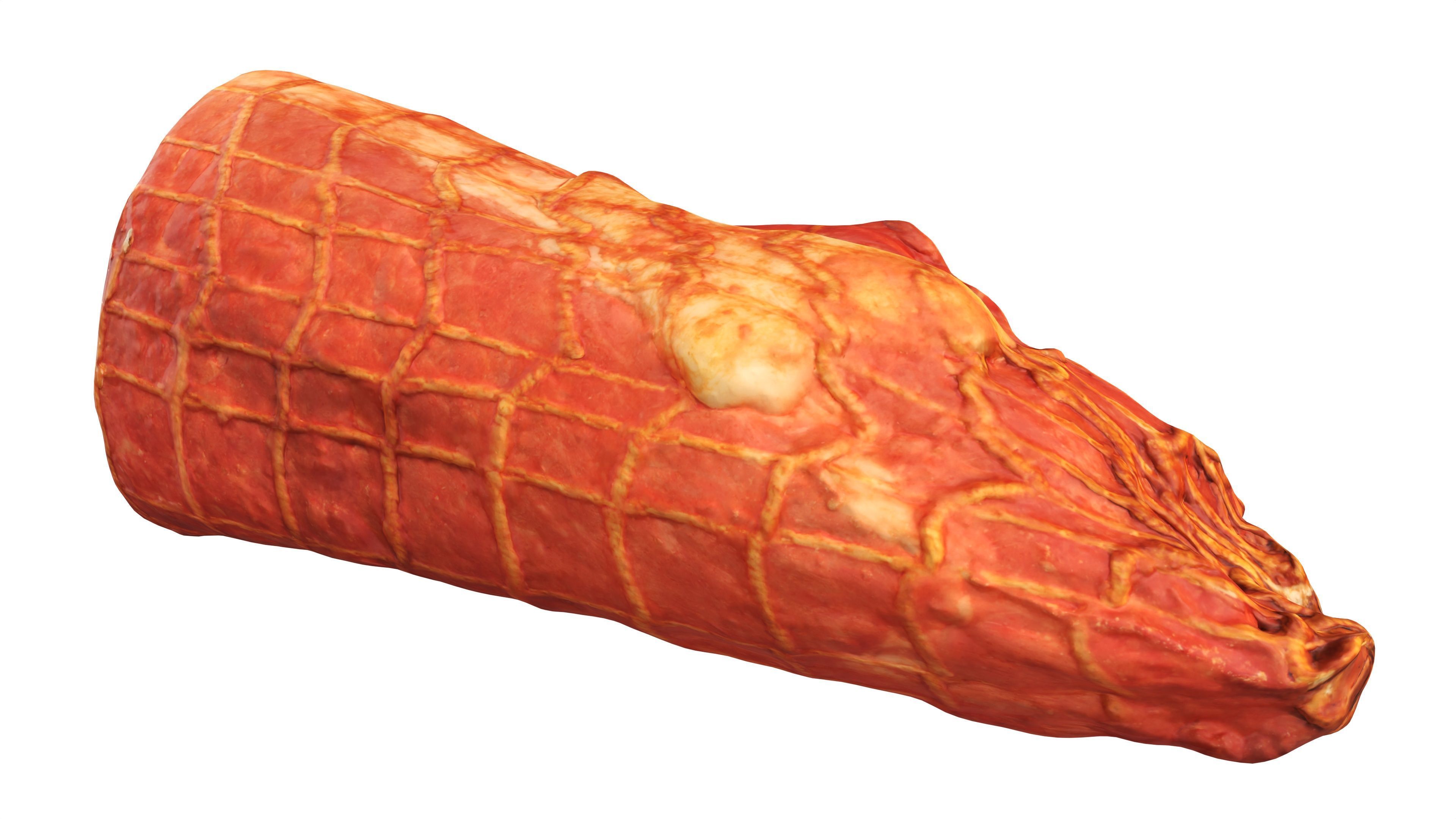 Boiled ham piece 3D model_3