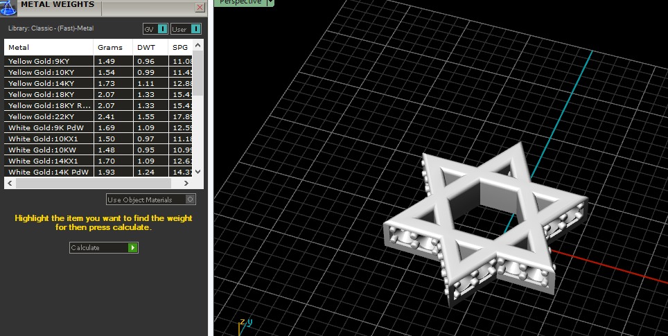 Star of David Pendant Model 6911 3D print model_6