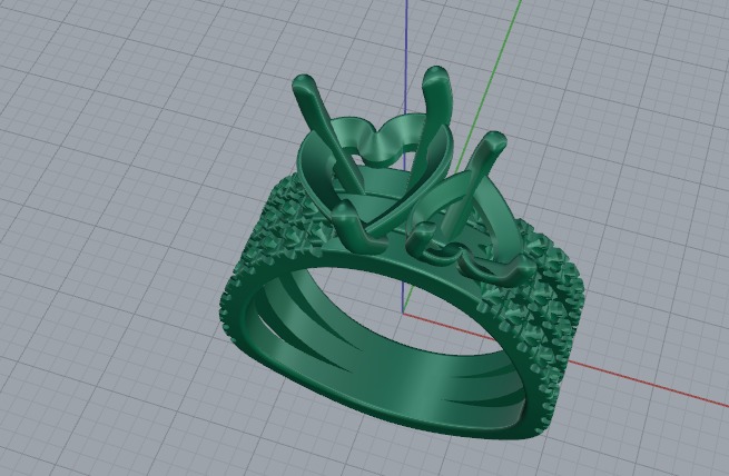 Ring heart Model 6909 3D print model_2