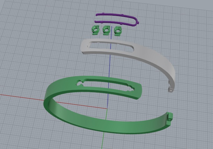 Bracelet size18 Model 6908 3D print model_3